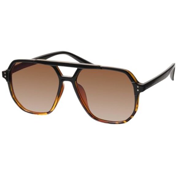 Oversized Polarized Aviator Sunglasses with UV Protection for Outdoor Activities main image 8